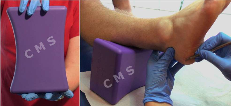 Support Foot Leg Heel Limb Toes 4-Height Podiatry Positioning Device