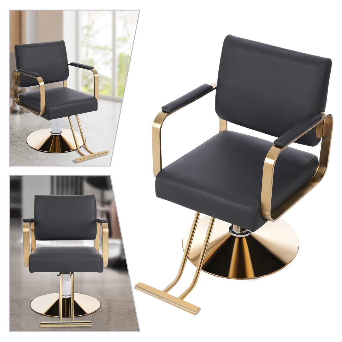 Hydraulic Barber Chair Adjustable Salon & Spa Styling Seat