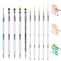 15-in-1 Nail Art Brush Set with Dotting Tools for Home & Salon