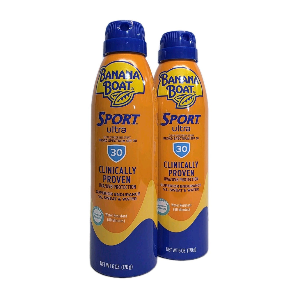Sunscreen Spray SPF 30 - 2 Pack, Water-Resistant Sun Protection