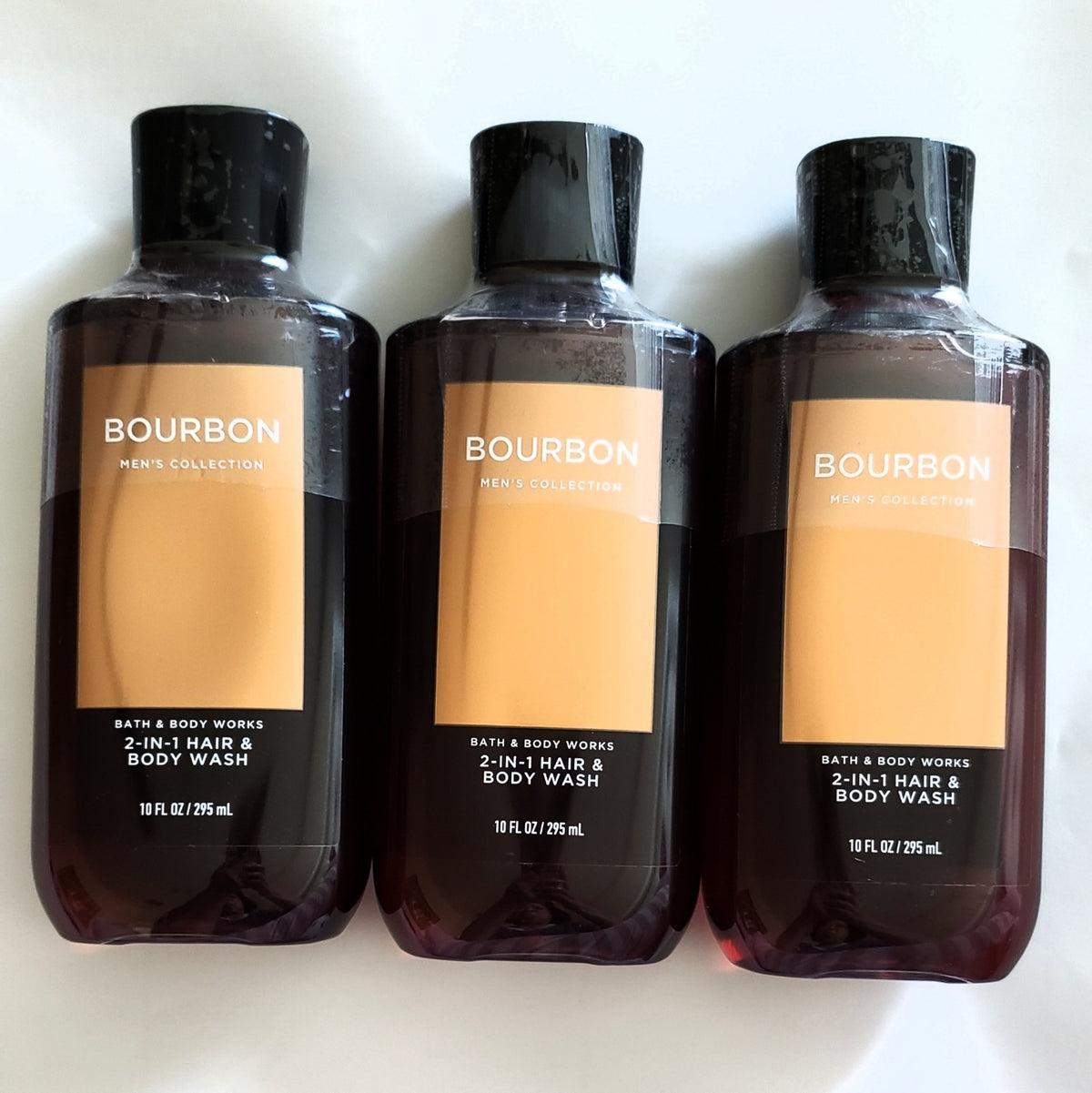 Men's Bourbon 2-in-1 Hair & Body Wash Set - 10 oz x 3