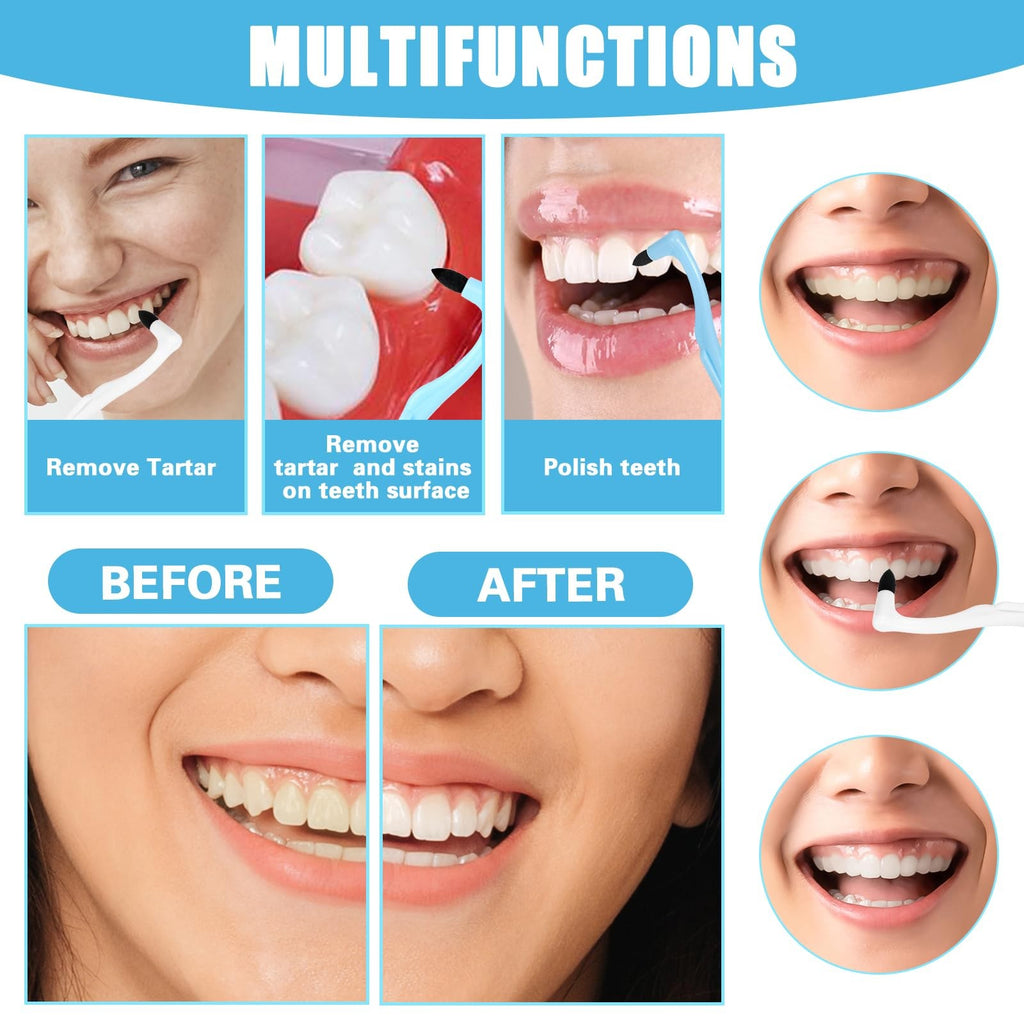 8-Piece Dental Tartar and Plaque Removal Kit for Teeth Cleaning