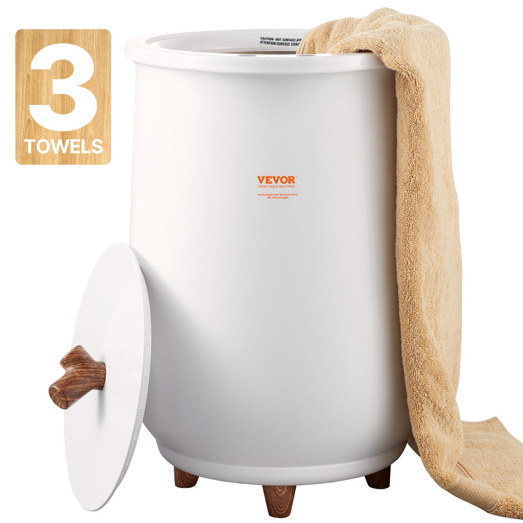 20L Large Bathroom Towel Warmer with LED Light and Aromatherapy Chamber