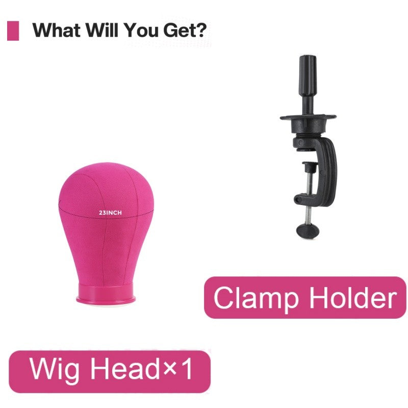 Mannequin Wig Head Display 23 Inch with Stand for Wig Making & Weave