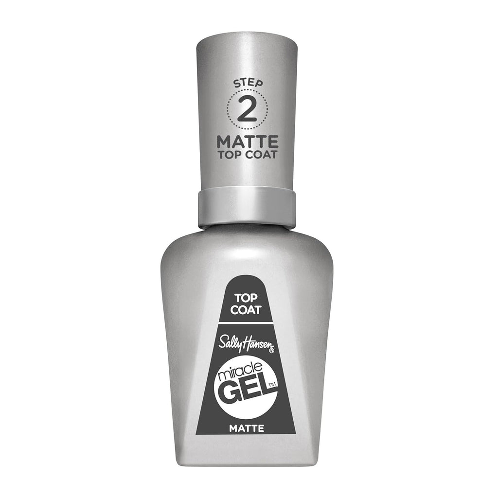 Matte Gel Top Coat for Nails - Long-Lasting, Chip-Resistant, 0.5 fl oz