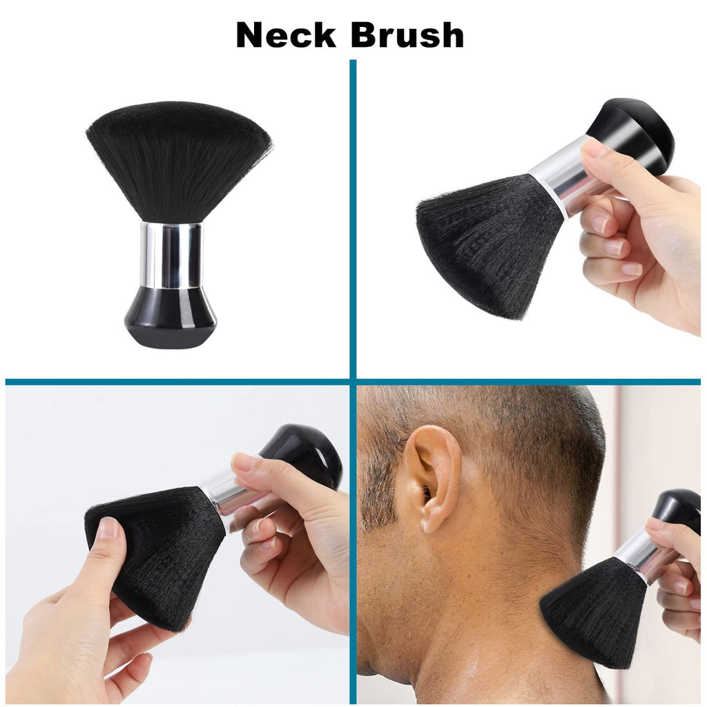Professional Hair Cutting Cape with Adjustable Neck and Duster Brush - Large Salon Cover