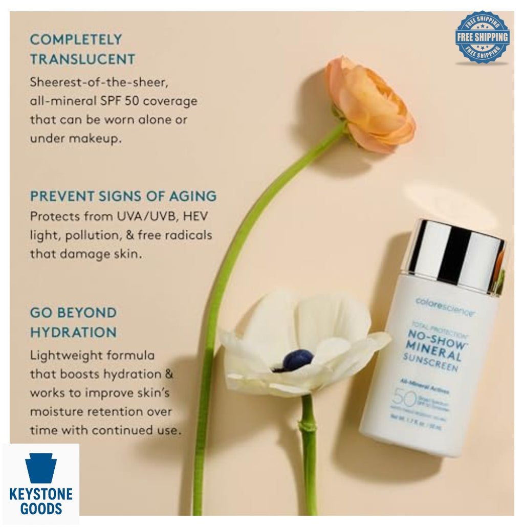 Mineral Sunscreen SPF 50 PA++++ Water-Resistant 1.7 Fl Oz Zinc Oxide