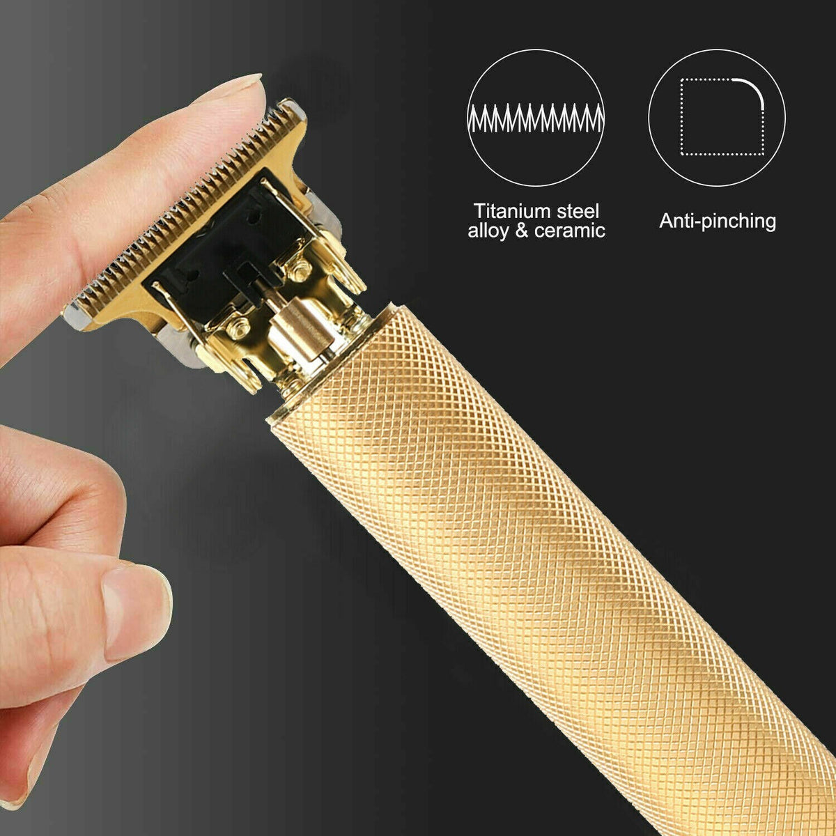 Cordless Professional Hair Clipper & Beard Trimmer for Men & Women