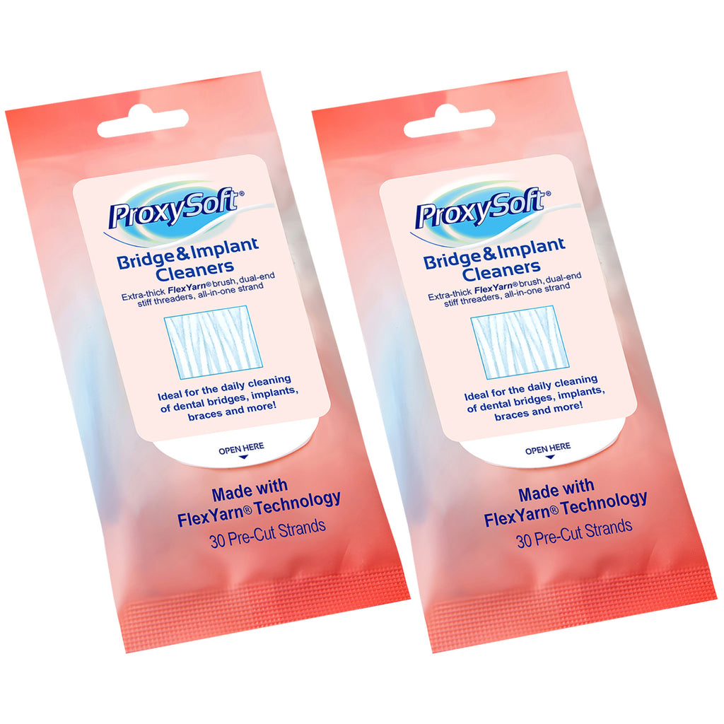 Dental Interdental Floss Threader Pack for Bridges Implants - 30 Strands