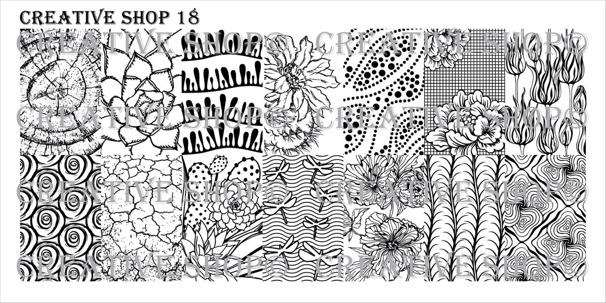 Nail Art Stamping Plates Collection for Creative Manicures - Multiple Designs