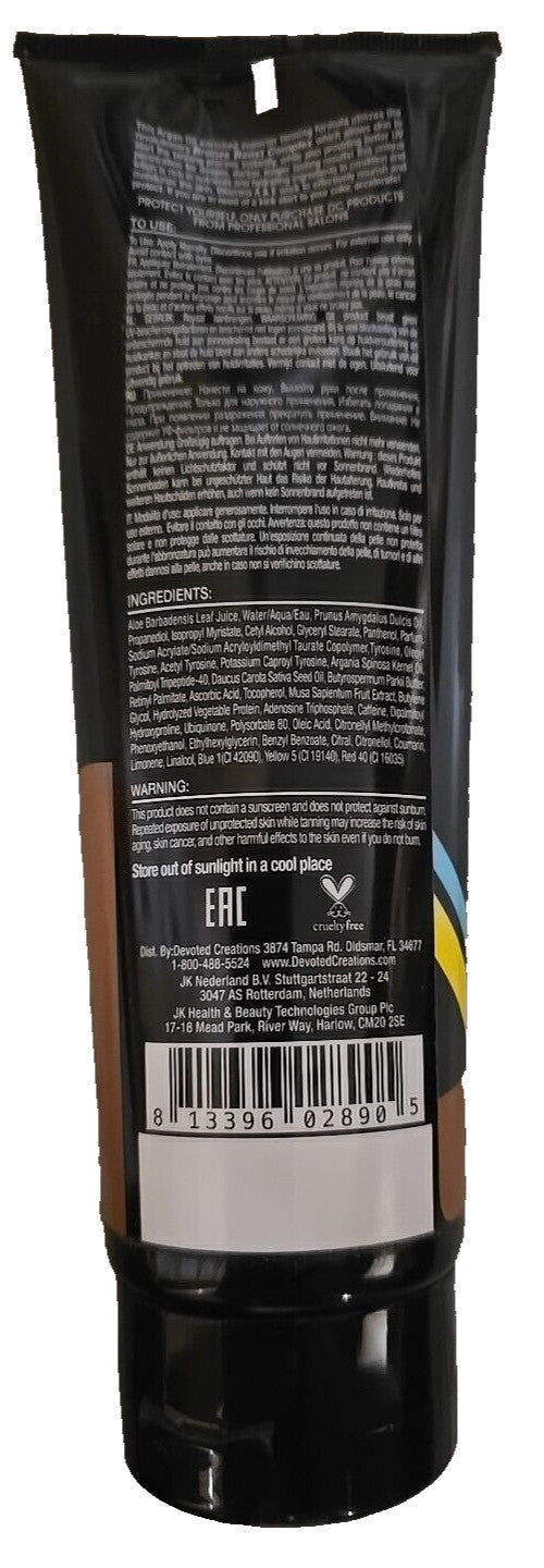 Dark Tanning Lotion Indoor Outdoor 8.5 oz - Tanning Accelerator for Skin