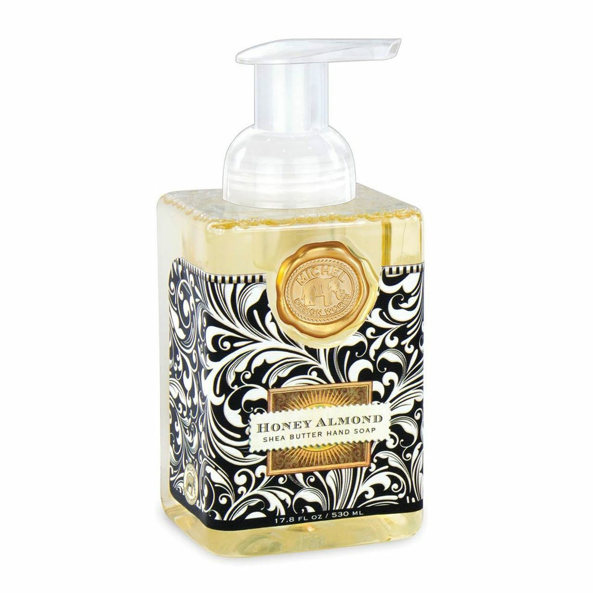 Foaming Hand Soap Honey Almond - Luxurious 17.8 fl oz Dispenser
