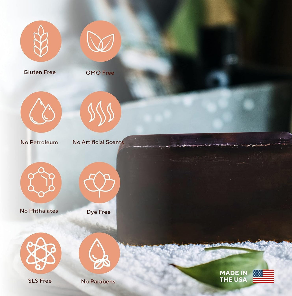 Itch Relief Bar Soap for Skin Irritations and Insect Bites - Natural Healing