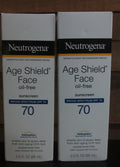 Oil-Free Sunscreen Lotion SPF 70 Broad Spectrum Face Sunblock 2 Pack