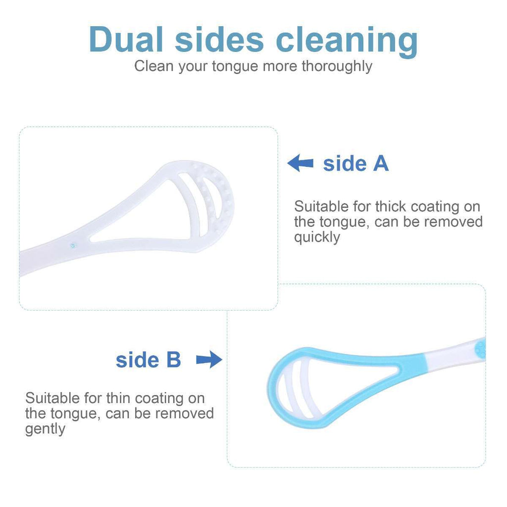Cordless Water Flosser Oral Irrigator Teeth Cleaner with Tongue Scraper