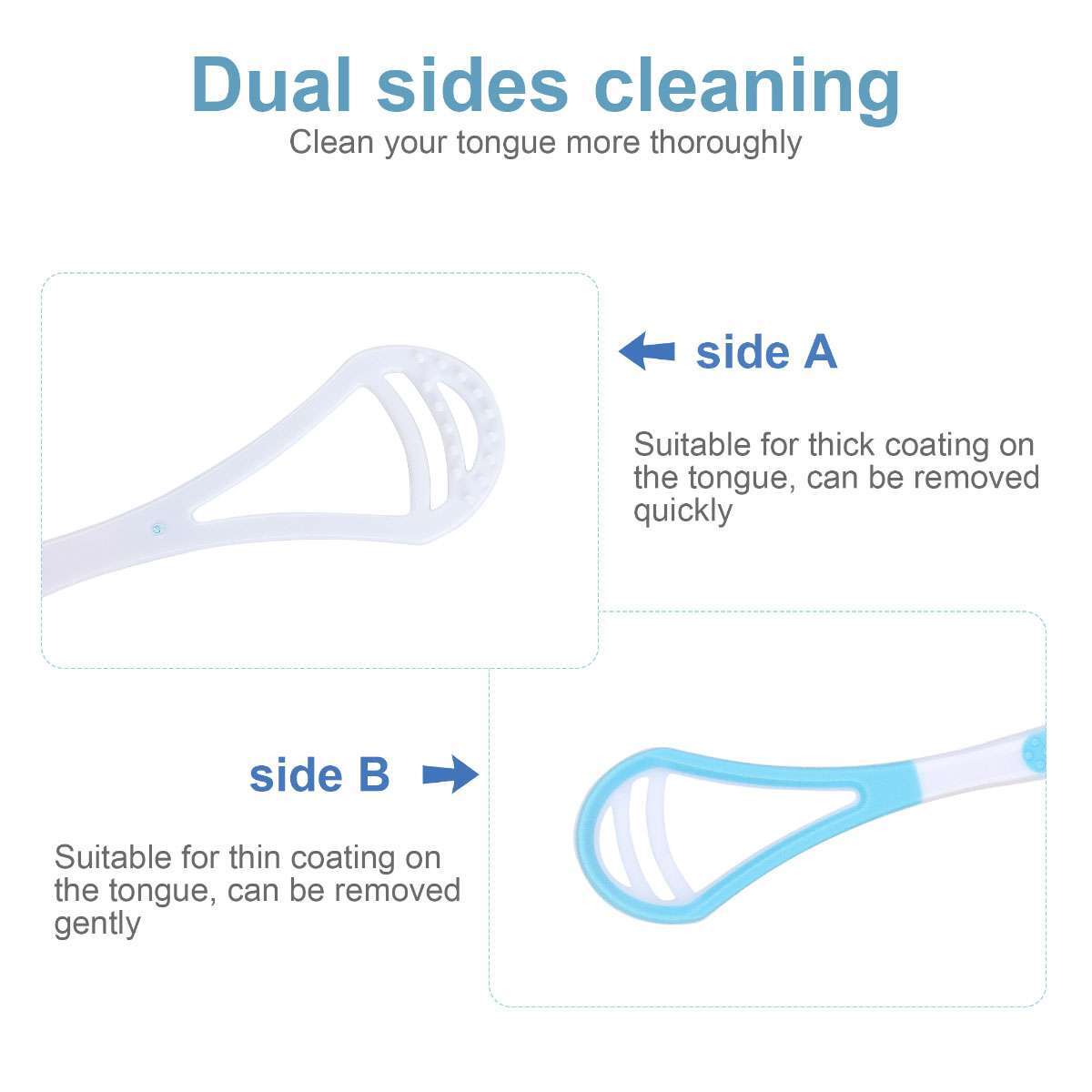 Cordless Water Flosser Oral Irrigator Teeth Cleaner with Tongue Scraper