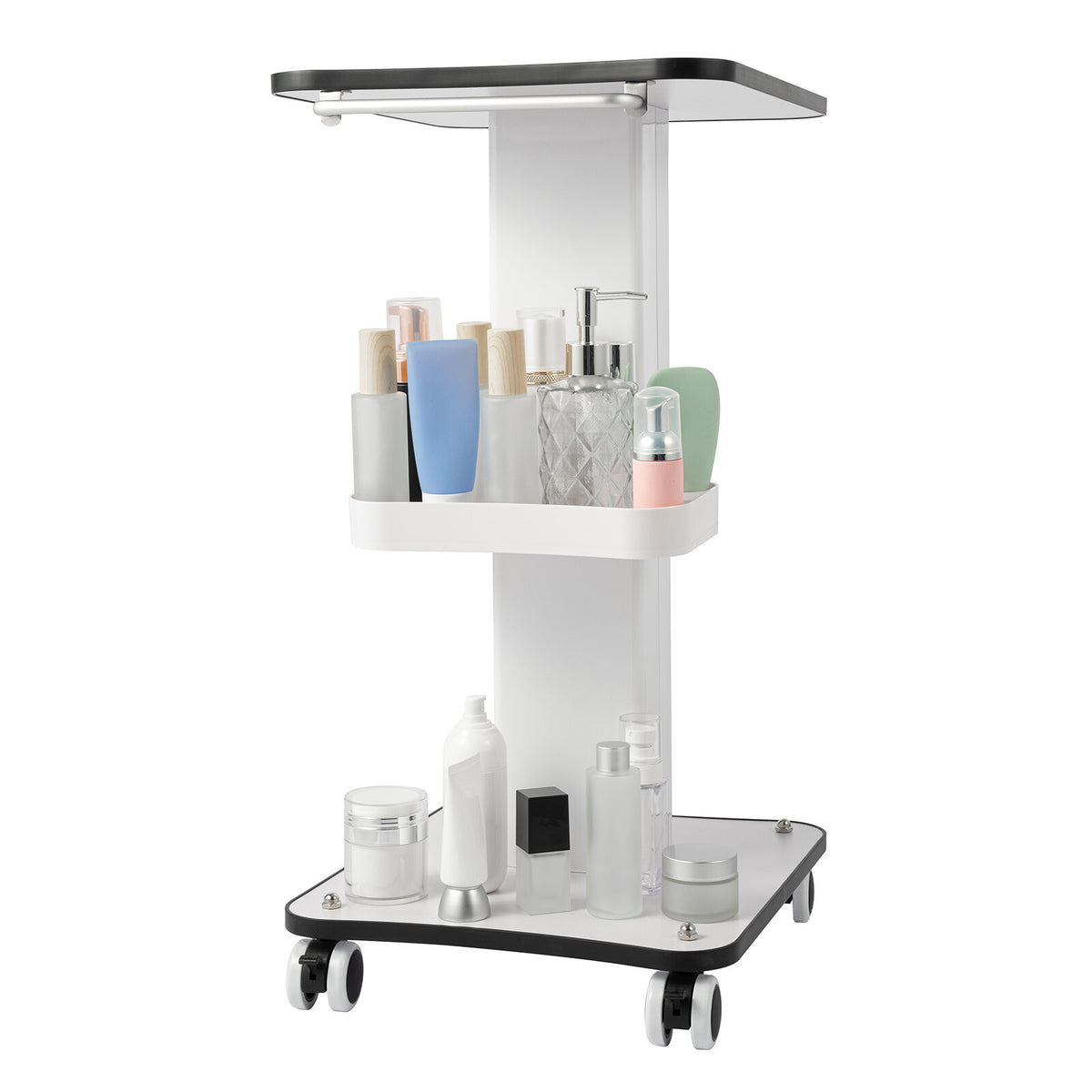 Salon Trolley Cart with Large Storage for Beauty Equipment & Supplies