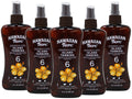 Hawaiian Tropic Island Tanning Sunscreen Oil Spray SPF 6 with Coconut Oil 8 oz - 5 Pack
