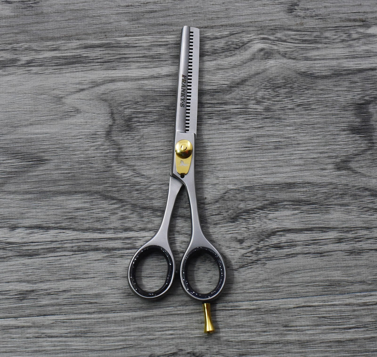 Professional Hair Cutting & Thinning Scissors Set with Razor and Pouch - 6.5 Inch