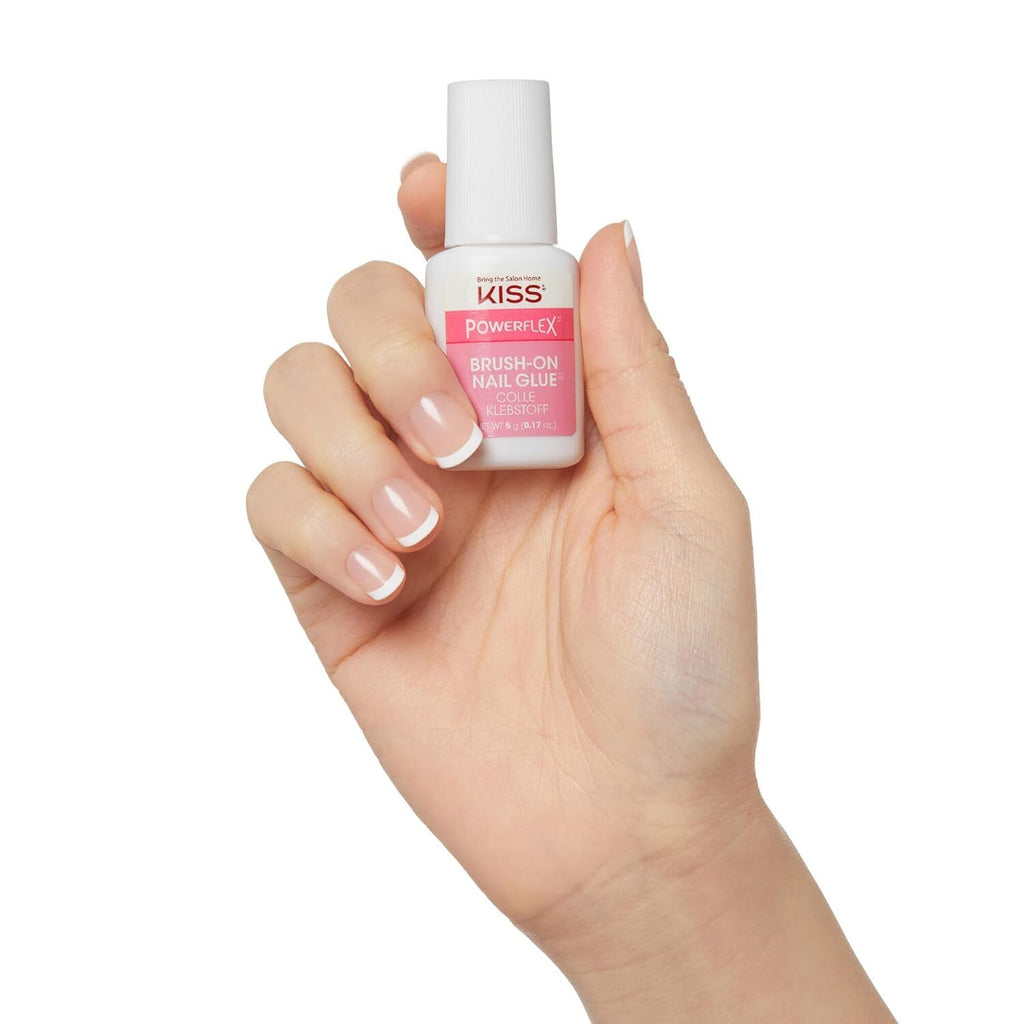 Fast Drying Nail Glue with Brush-On Applicator for Artificial Nails & Repairs