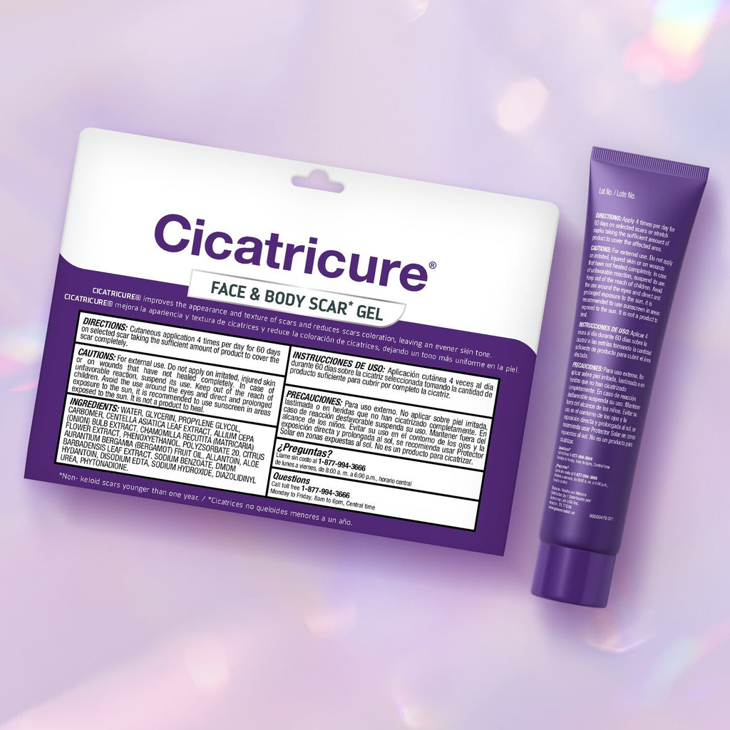 Scar Reducing Gel for Face & Body - 1 oz (30g) - Hydrating Scar & Stretch Mark Treatment