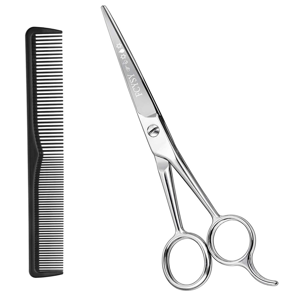 Professional Hair Cutting Shears with Comb Set for Men & Women