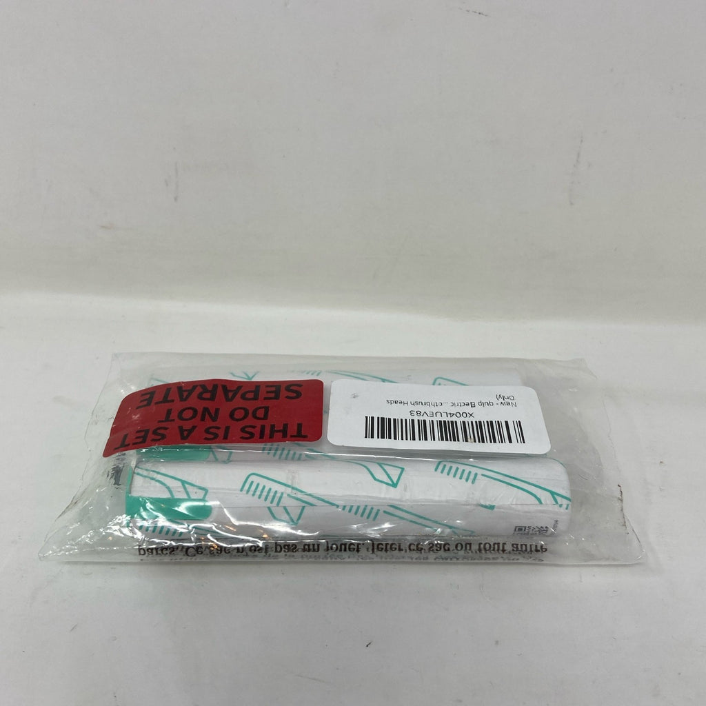 Electric Toothbrush Replacement Heads 3-Pack - White & Gray