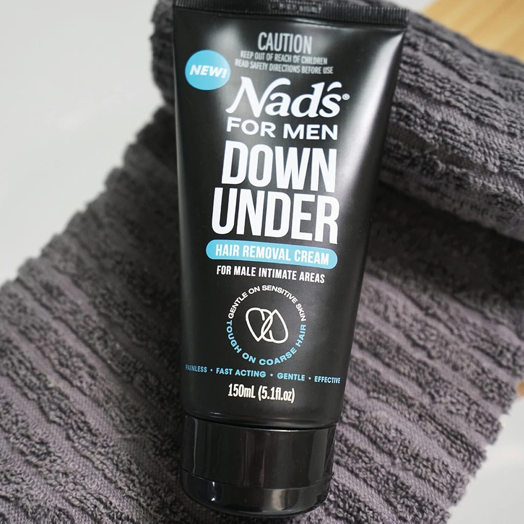 Men's Intimate Hair Removal Cream - Cruelty-Free, Painless, All Skin Types