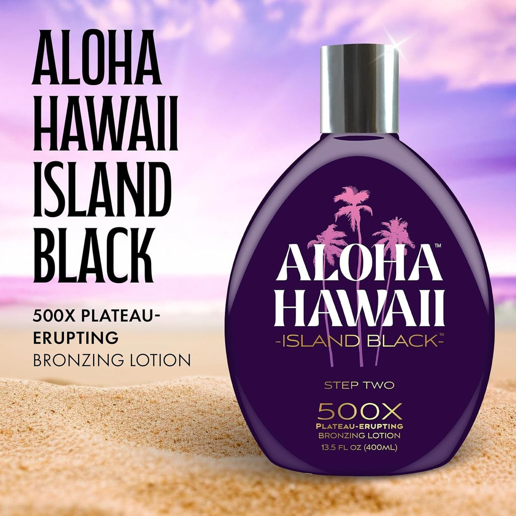 Dark Tanning Lotion with Bronzing and Island Scent - 13.5oz