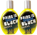2 Pack Dark Tanning Lotion with Bronzer - Paint It Beyond Black 100XXX
