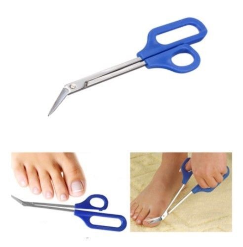 Giant Toe Nail Clippers & Long Reach Toenail Scissors - Stainless Steel