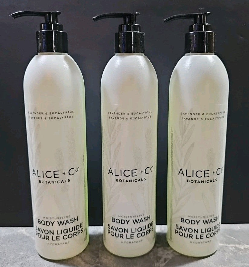 Lavender Eucalyptus Body Wash - 12 Oz, Pack of 3 | Natural Botanical Scent