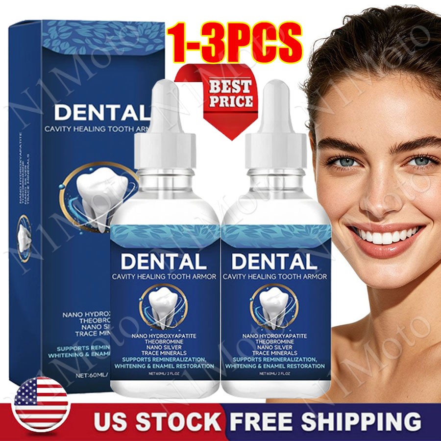 3-Pack 60ml Cavity Healing Tooth Care Solution for Oral Health