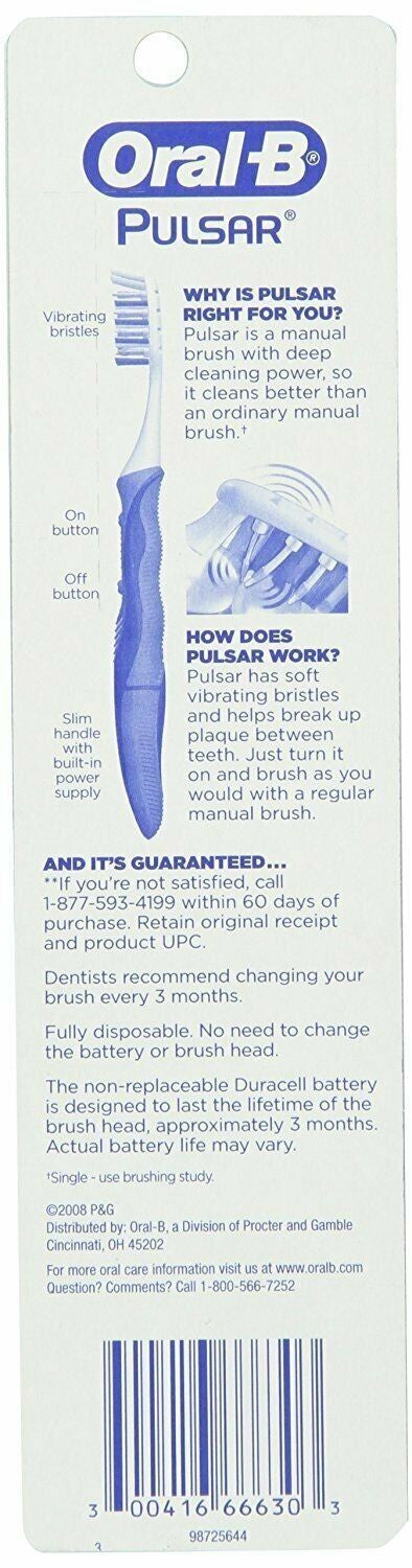 Vibrating Soft Bristle Toothbrush for Deep Gum and Plaque Cleaning