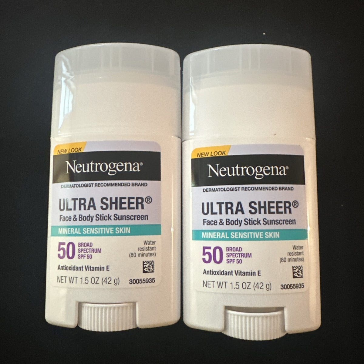 Neutrogena Ultra Sheer Sunscreen SPF 50 Stick for Sensitive Skin 1.5 oz