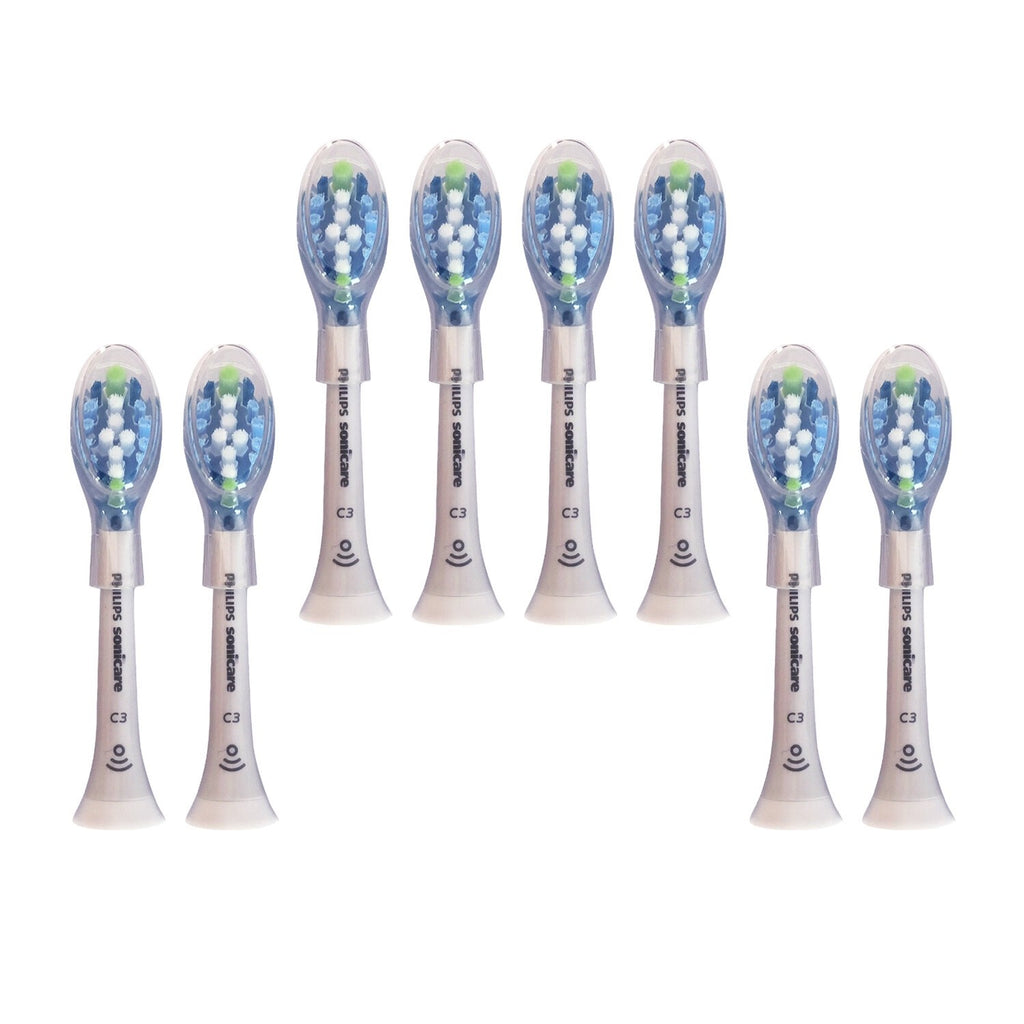 Philips Sonicare DiamondClean C3 Premium Toothbrush Replacement Heads - White 8 Pack