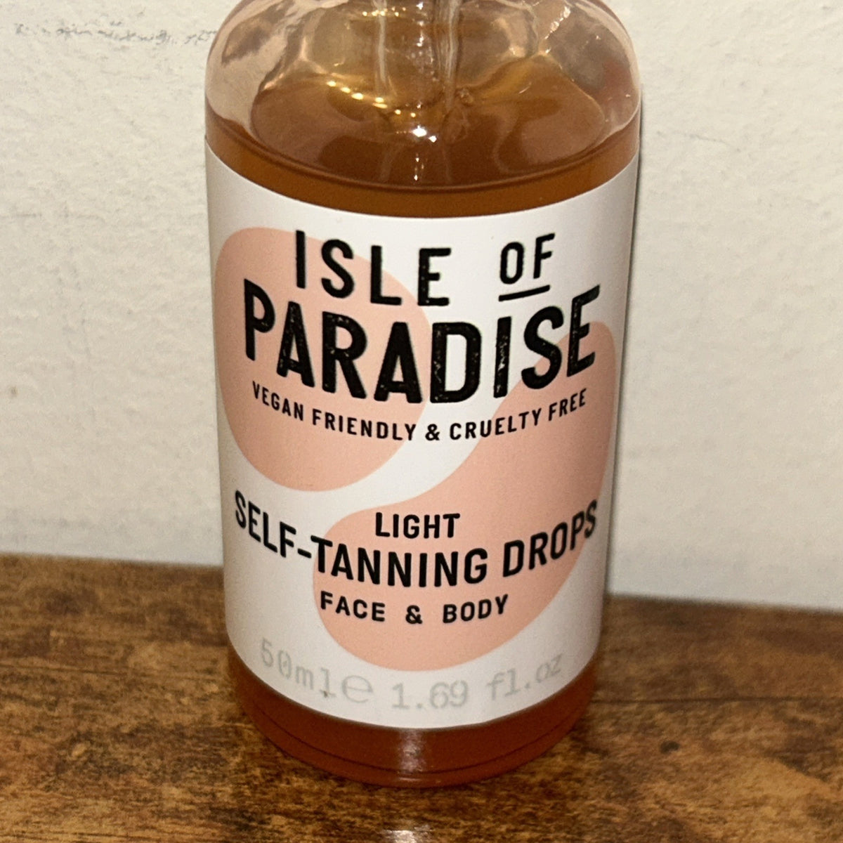 Self-Tanning Drops Light Peach for Face & Body - Vegan & Hydrating 50ml