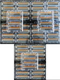 Gillette Sensor 3 Razor Refill Cartridges - 60 Count, New & Genuine