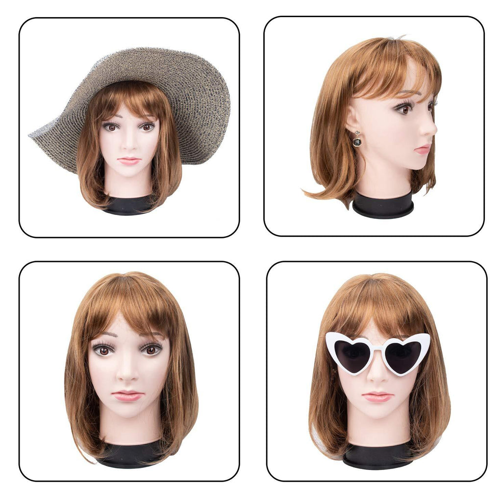 Professional Cosmetology Mannequin Head for Wig Making Display - Beige
