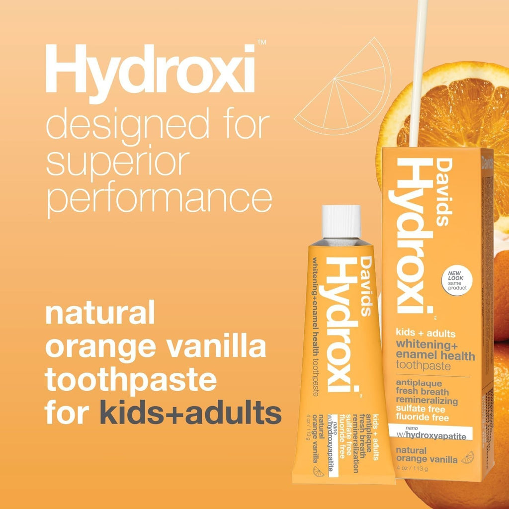 Nano Hydroxyapatite Toothpaste for Enamel Health - Fluoride Free, 4oz