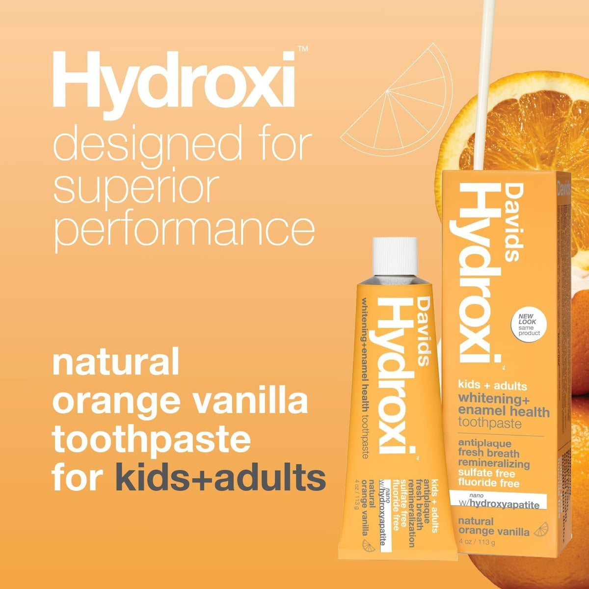 Nano Hydroxyapatite Toothpaste for Enamel Health - Fluoride Free, 4oz
