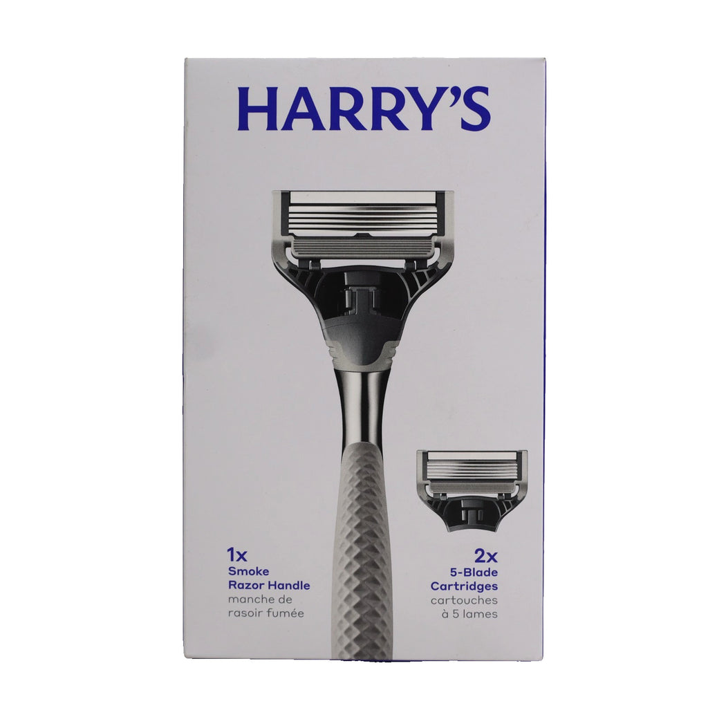 Men's Razor Handle with 2 Cartridges - Chrome Shaving Kit