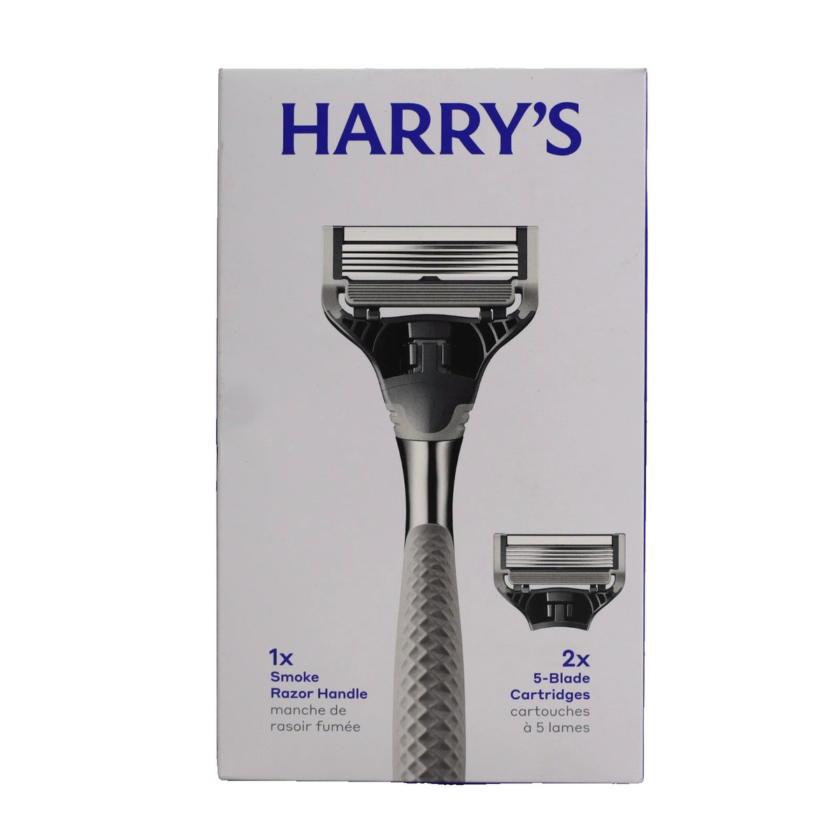 Men's Razor Handle with 2 Cartridges - Chrome Shaving Kit