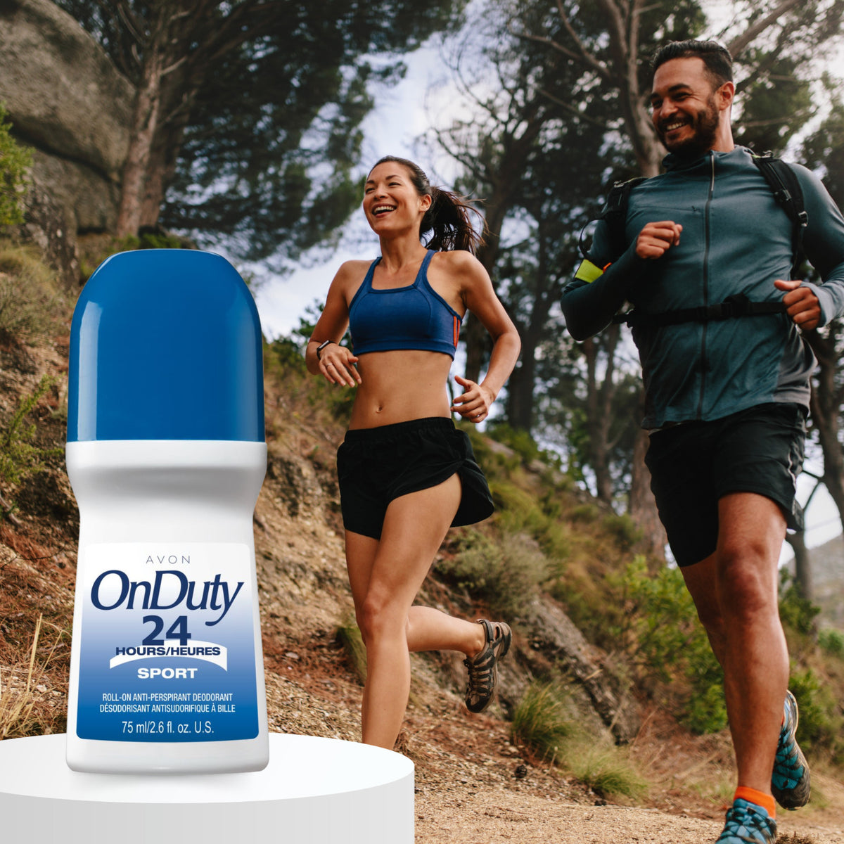 Sport Roll-On Deodorant 24-Hour Odor & Wetness Protection – 2.6 fl oz, Pack of 6