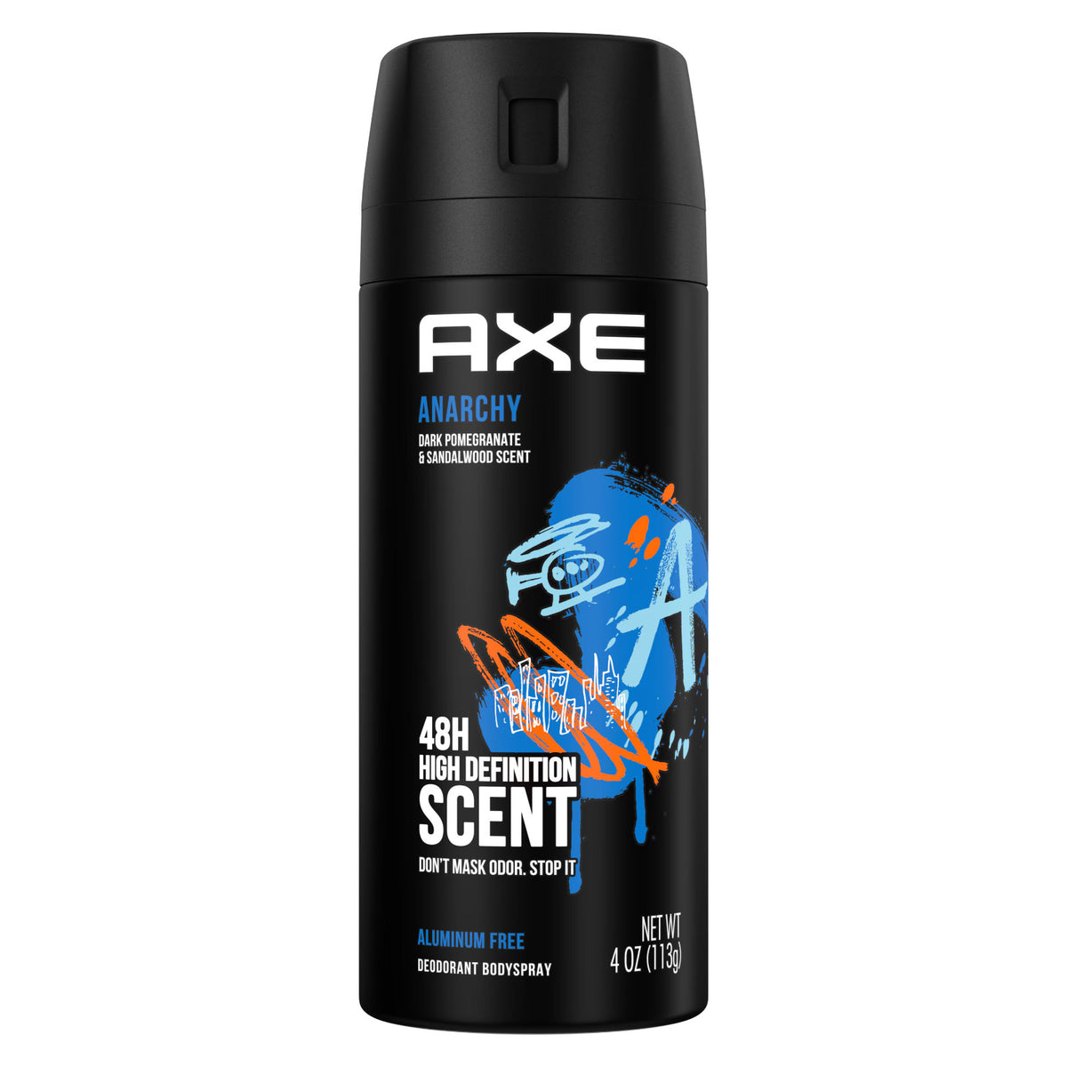 Men's Body Spray Deodorant - Long-Lasting 48H Odor Protection, Pomegranate & Sandalwood, 5 oz - 6 Pack