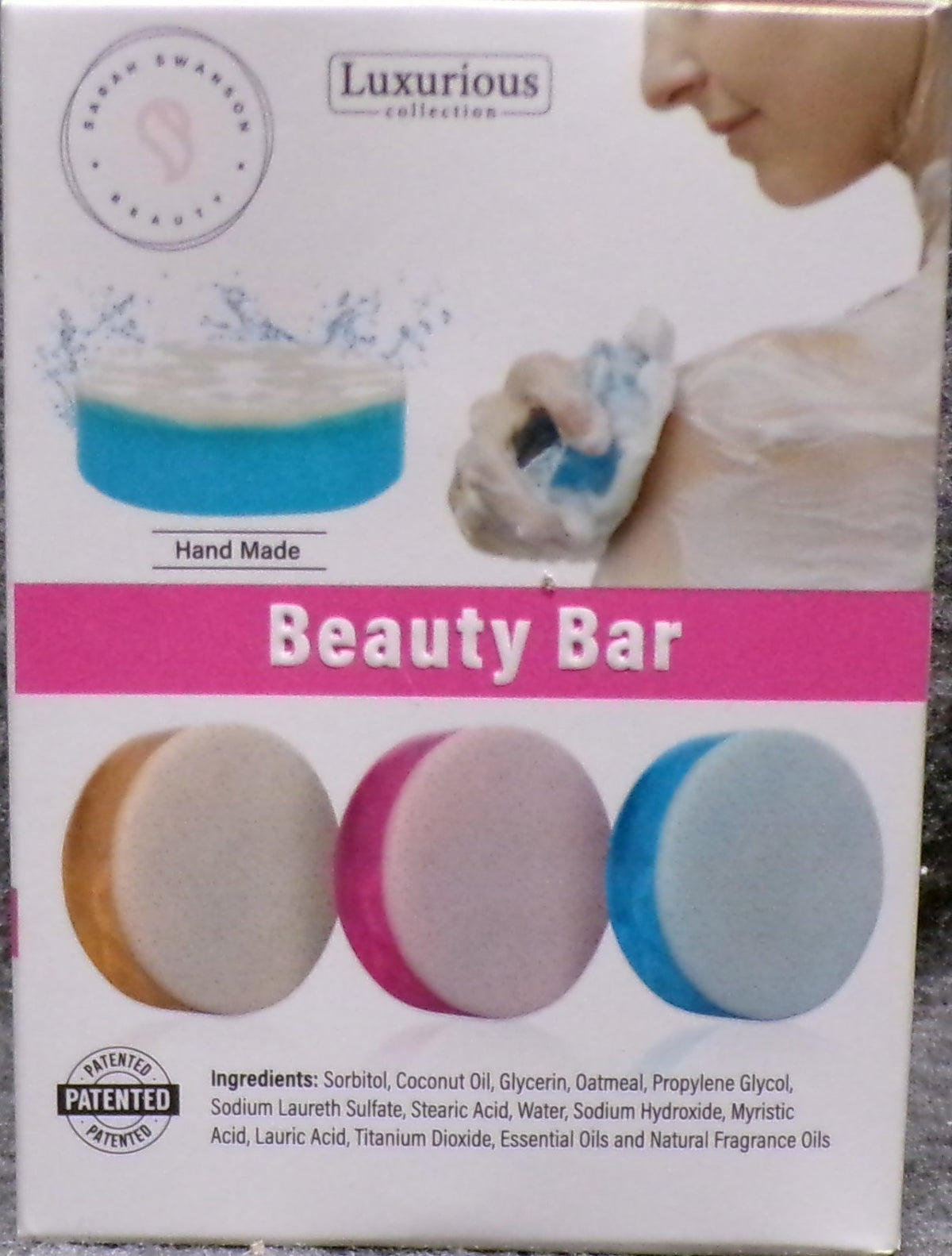 Sarah Swanson Beauty Bar Soap Set with Cosmetic Bag - 6 Bars, Orange Lime Basil
