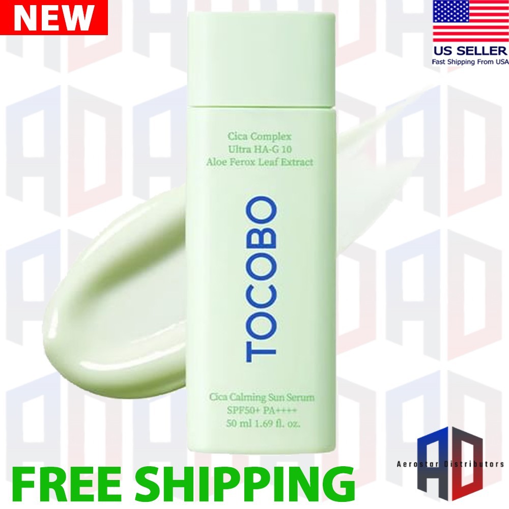 SPF50+ PA++++ Sun Serum with Calming Cica - 50ml, Hydrating Face Sunscreen