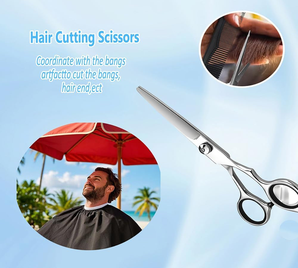 Professional Hair Cutting Shears - Precision Stainless Steel Scissors