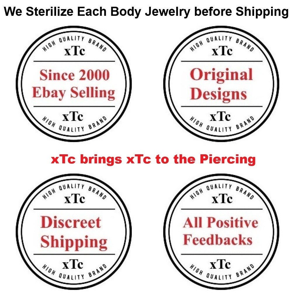 10G Frenum Piercing Kit with Sterile Forceps & Guide - DIY Safe & Sterile