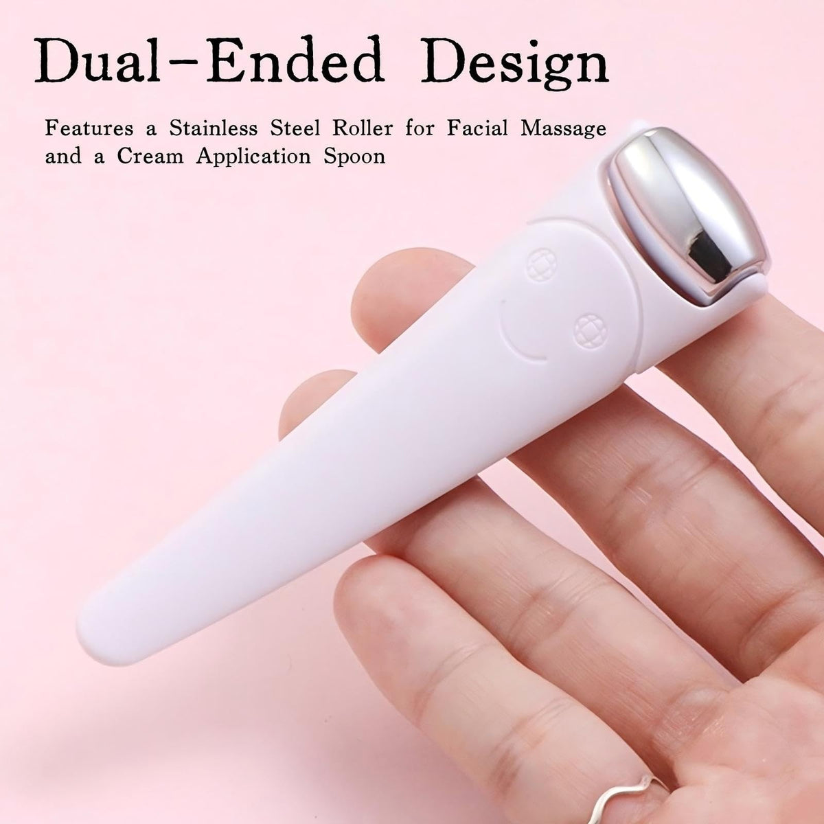 Mini Ice Roller for Face and Eyes - Cooling Massager and Skin Care Tool